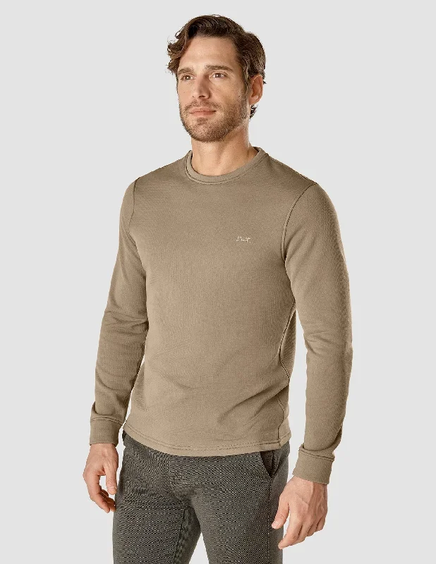 Tech Wool Crewneck Khaki