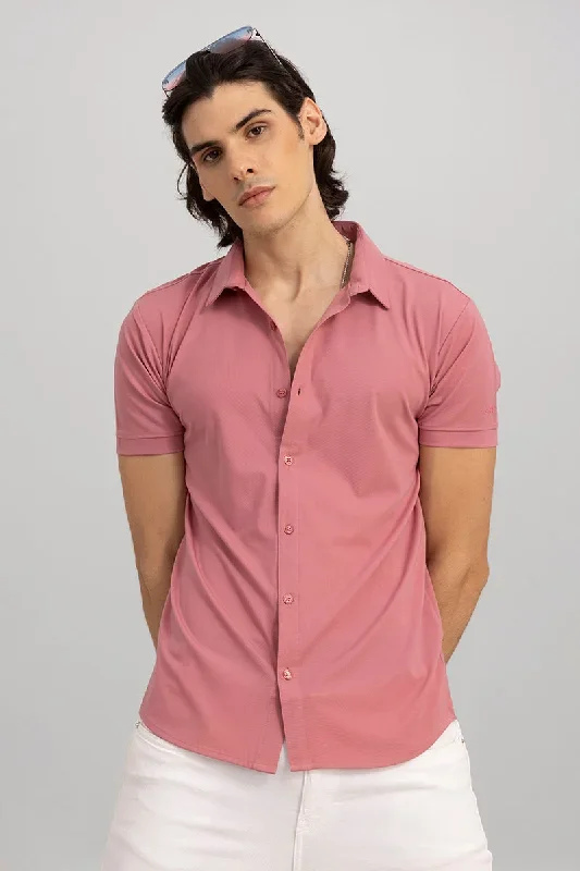 Tencil Pink Knitted Shirt