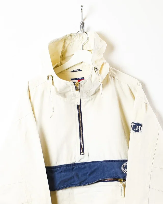 tommy-hilfiger-1-4-zip-hooded-jacket-large-e8485