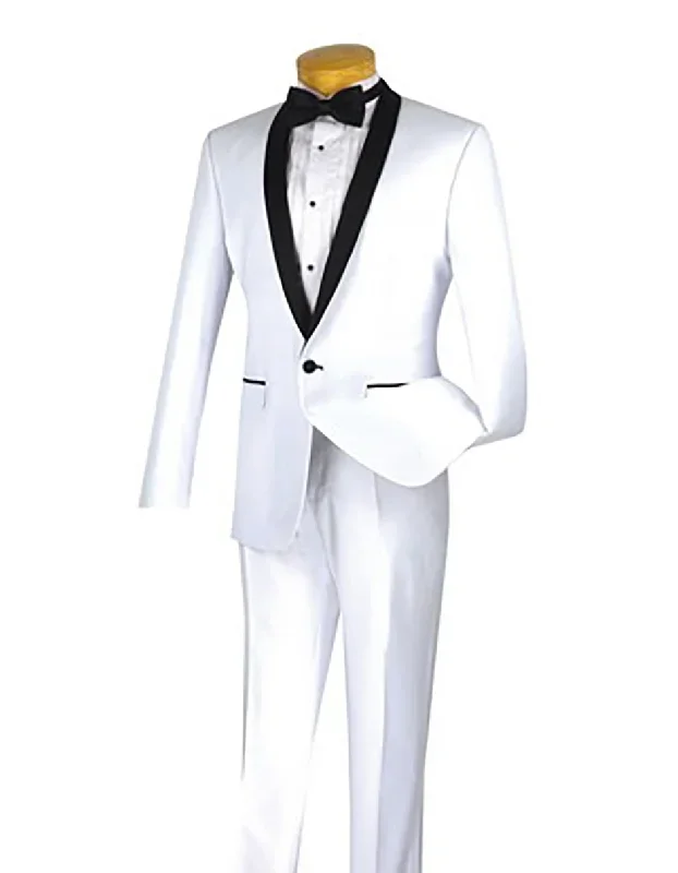 White & Black Shawl Tuxedo