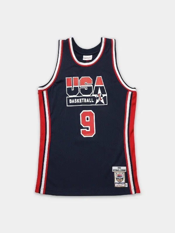 USA 1992 Jordan Jersey in Navy