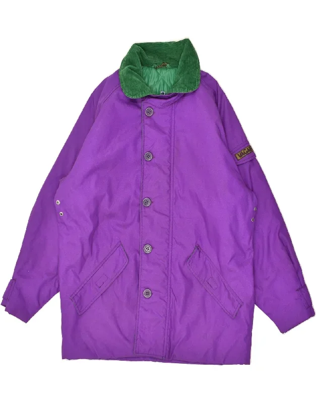 VAGABOND Mens Windbreaker Coat UK 36 Small Purple Nylon