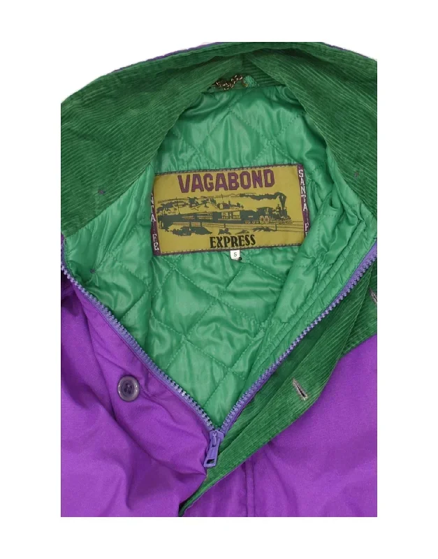 vagabond-mens-windbreaker-coat-uk-36-small-purple-nylon