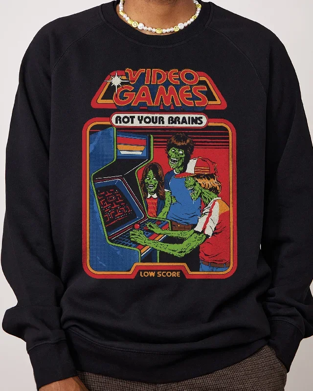 Video Games Rot Your Brains Jumper