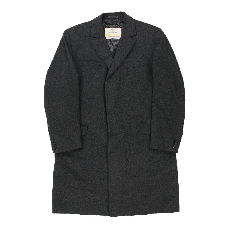 Aquascutum Coat - XL Grey Wool