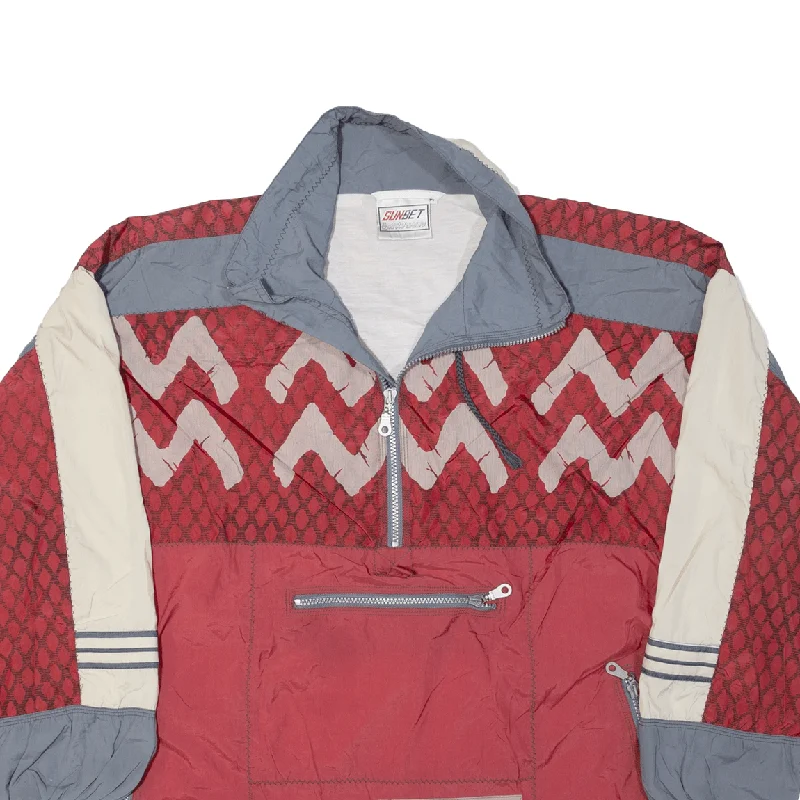 vintage-sunset-sportswear-networks-mens-pullover-jacket-red-90s-crazy-pattern-m-rr1-190224-4430