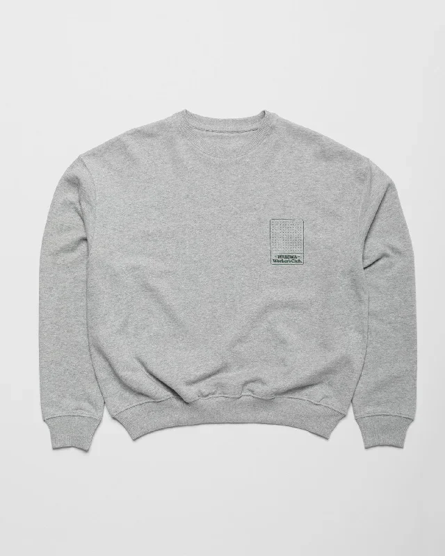 Worker's Sweatshirt - Grey Marl